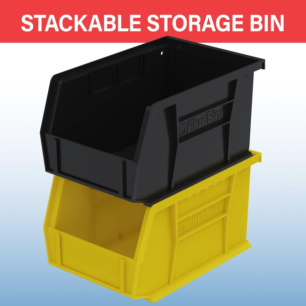 Akro-Mils 30237 AkroBins Plastic Storage Bins, 9"x6"x5", Green...