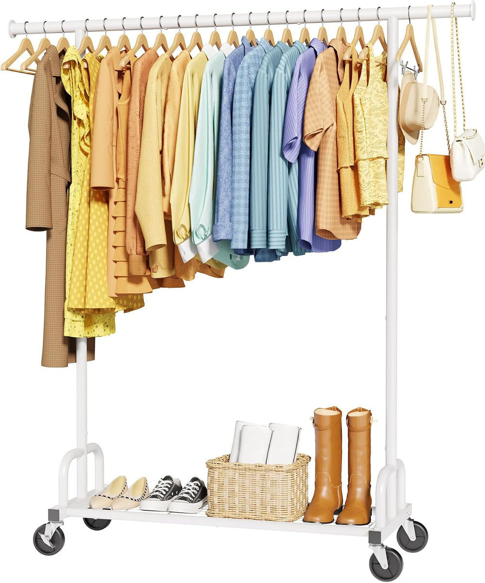 Sakugi Clothes Rack - Large-Capacity Clothing Racks for Hanging Clothes with ...