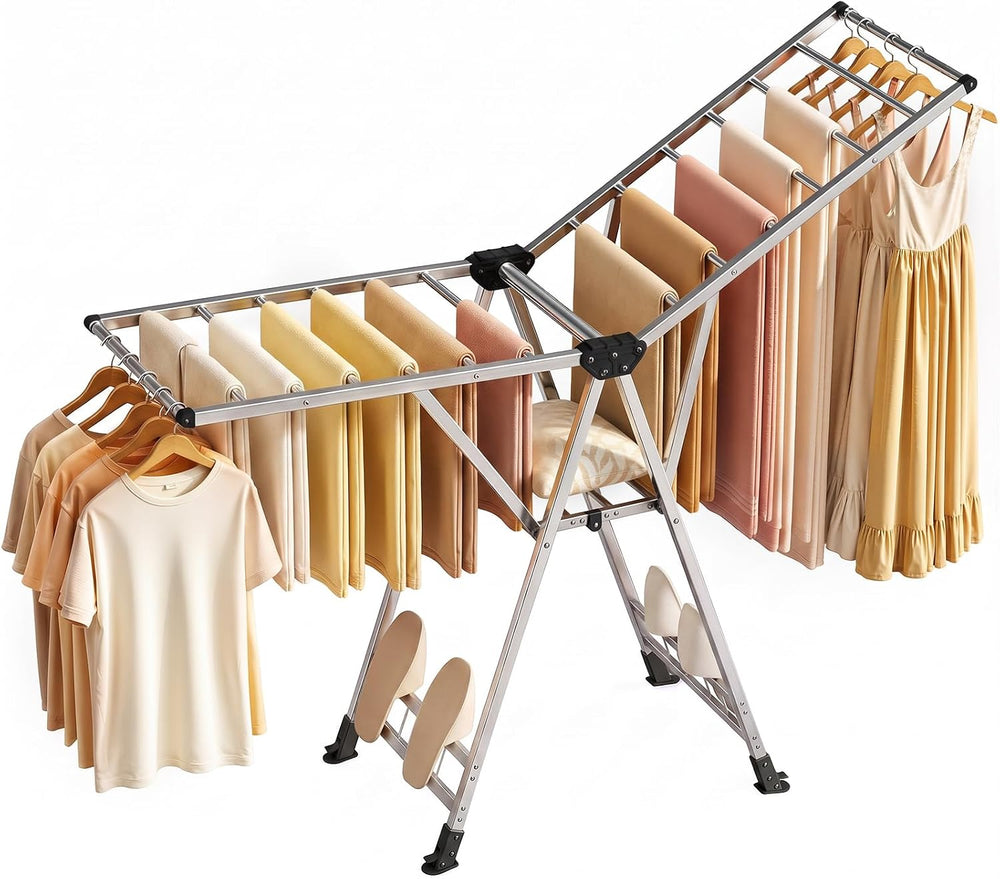 Luxspire Clothes Drying Rack, Foldable Drying Rack Clothing