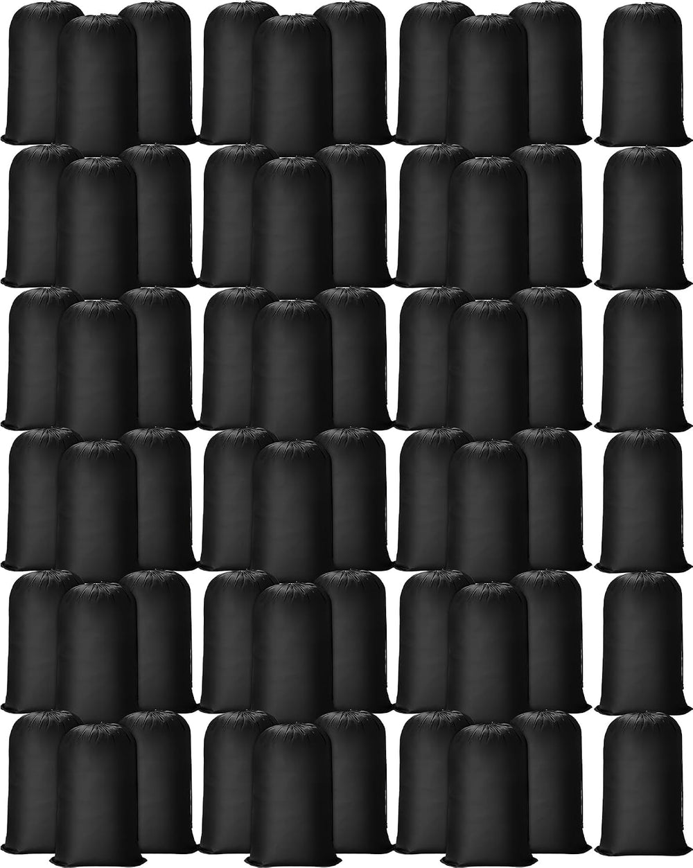 Sanwuta 80 Pcs Large Laundry Bags Bulk,Black