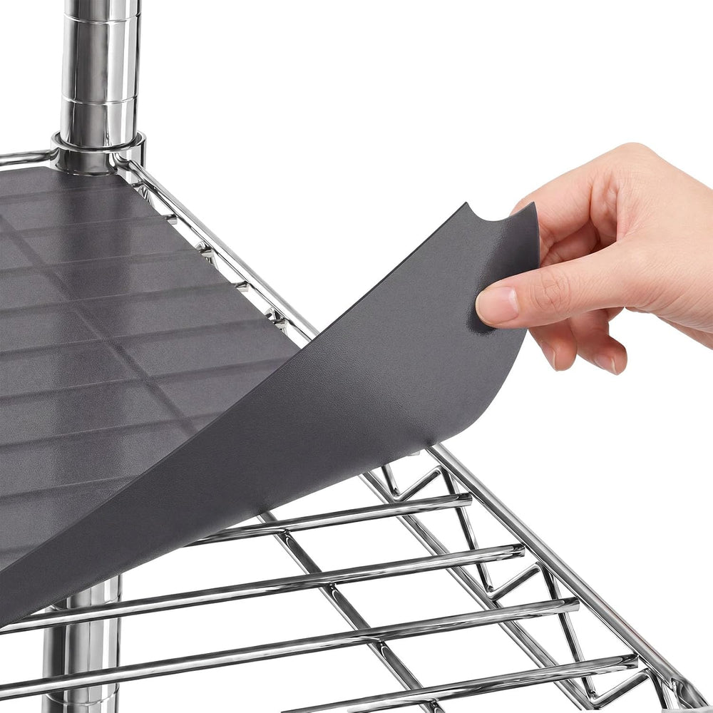Sliner 8 Pack 18 x 48 Inch Plastic Shelf Liners for Wire Shelving