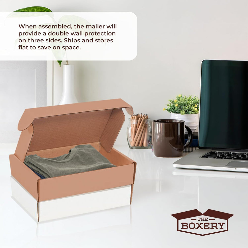 The Boxery 15 1/4 x 11 1/8 x 4 Inch-50-Pack, Kraft/Brown Corrugated Shipping ...