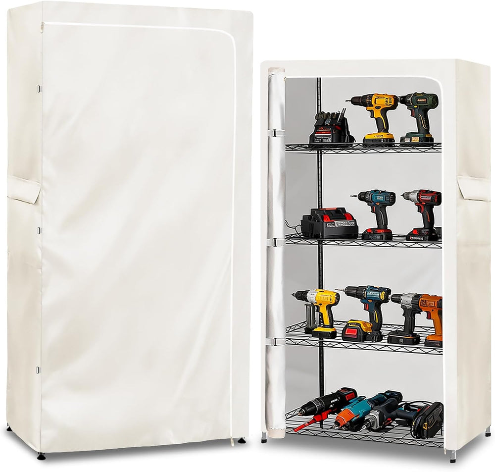 Rileytee Wire Shelf Cover,Heavy Duty 600D Dustproof Waterproof Shelf Covers f...