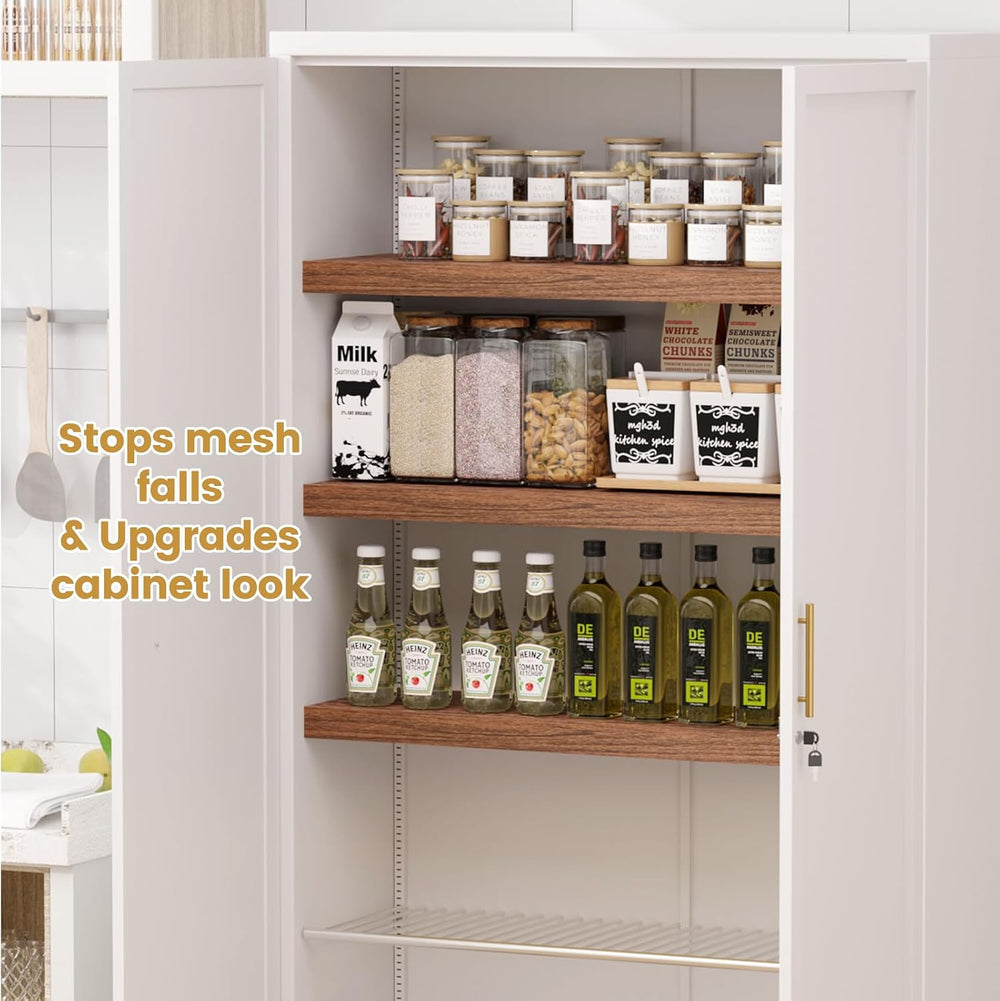 Wood Wire Shelf Covers Wire Rack Covers for Pantry and Closet Removable Shelf...
