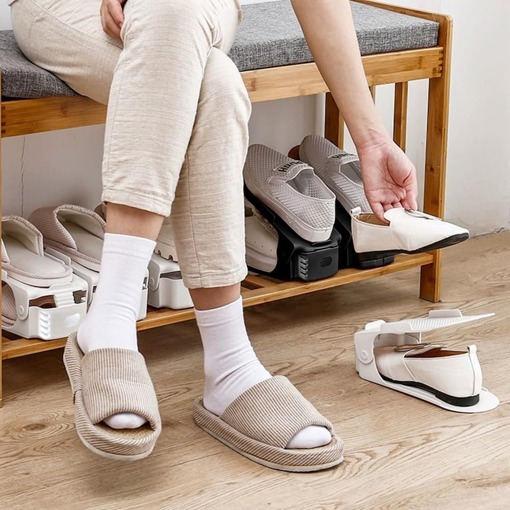 Shoe Organizer 36 Pack - Shoe Stackers, Space Savers 50%, 4 Levels Adjustable...