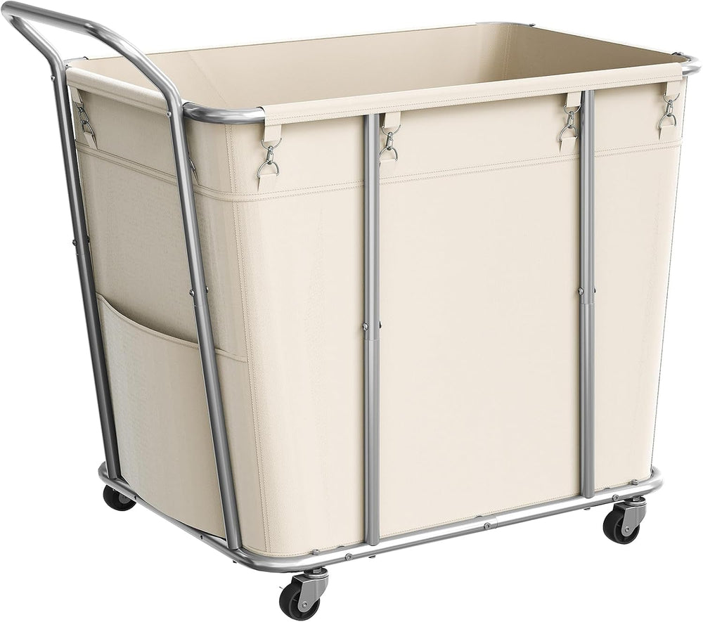 CHOEZON Laundry Sorter, 313L Large Laundry Basket, Rolling Hamper, Minimalist...