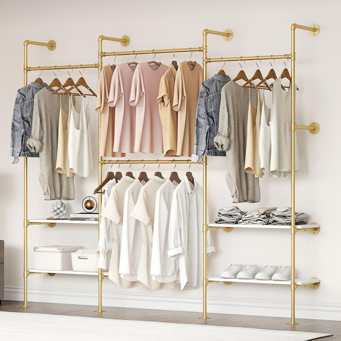 Industrial Pipe Clothing Rack