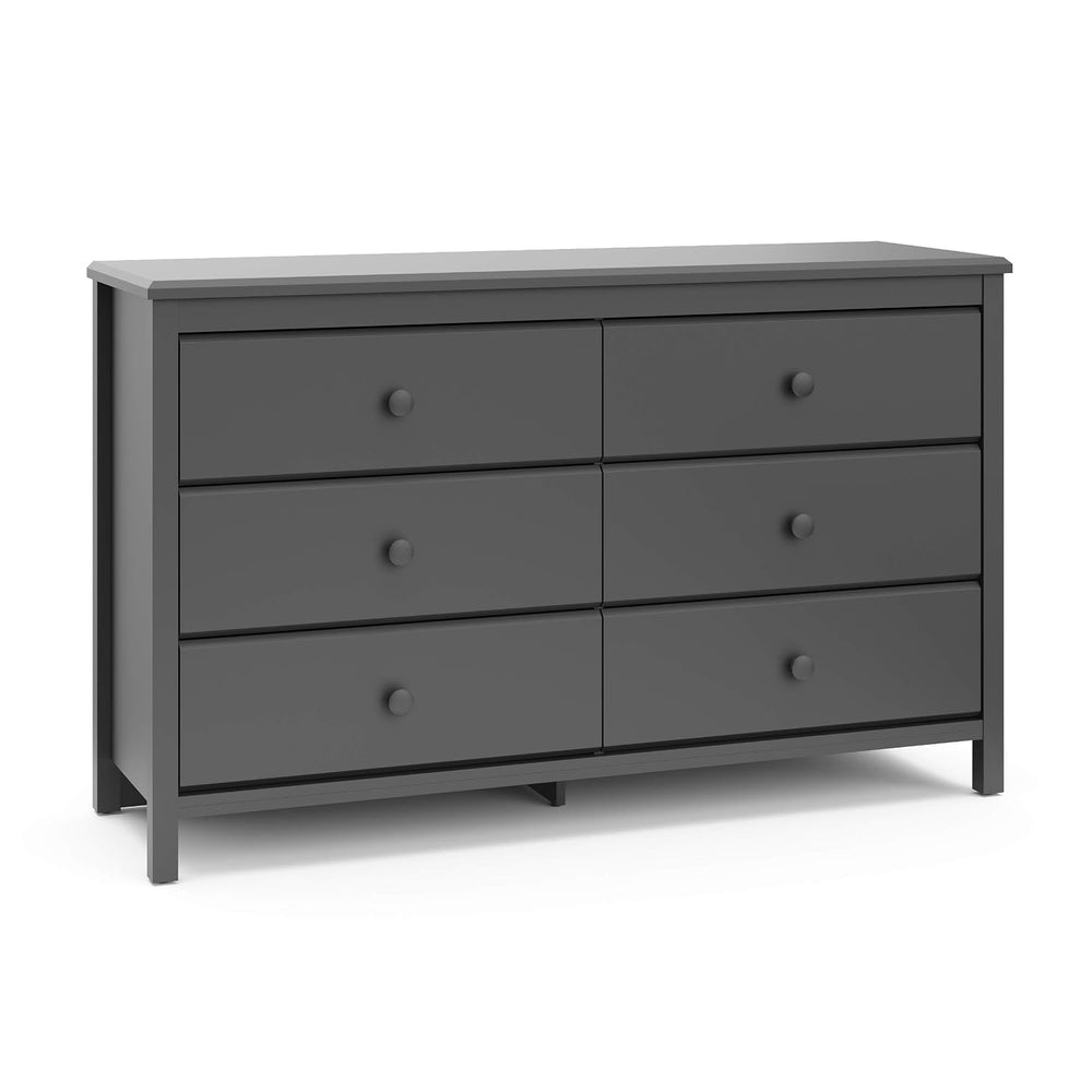Storkcraft Alpine 6-Drawer Dresser, Gray