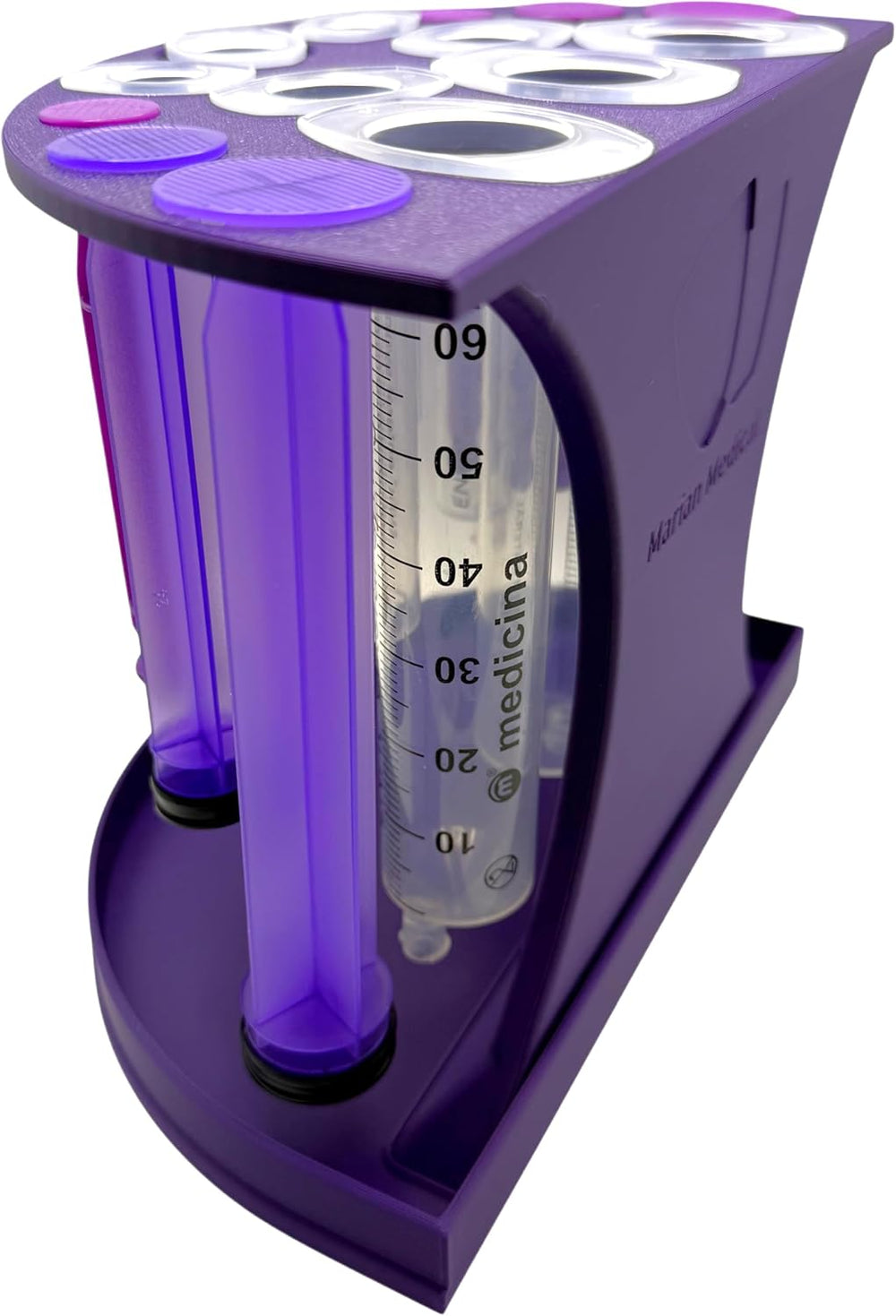 Syringe Drying Rack & Organizer – Fits Common Feeding Syringes from 10mL ...