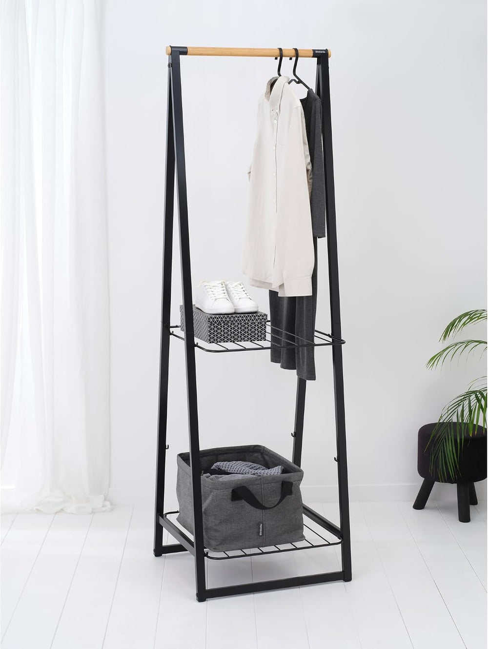 Brabantia - Foldable Laundry Basket 9.25 Gal - Water Resistant Hamper for Wet...