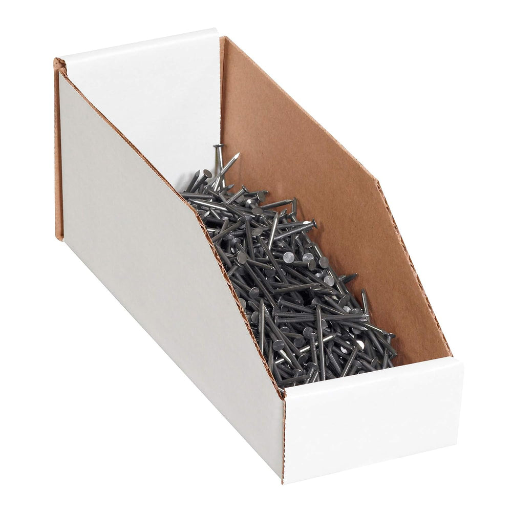 Partners Brand PBINMT424 Open Top Bin Boxes, 4" x 24" x 4 1/2"...