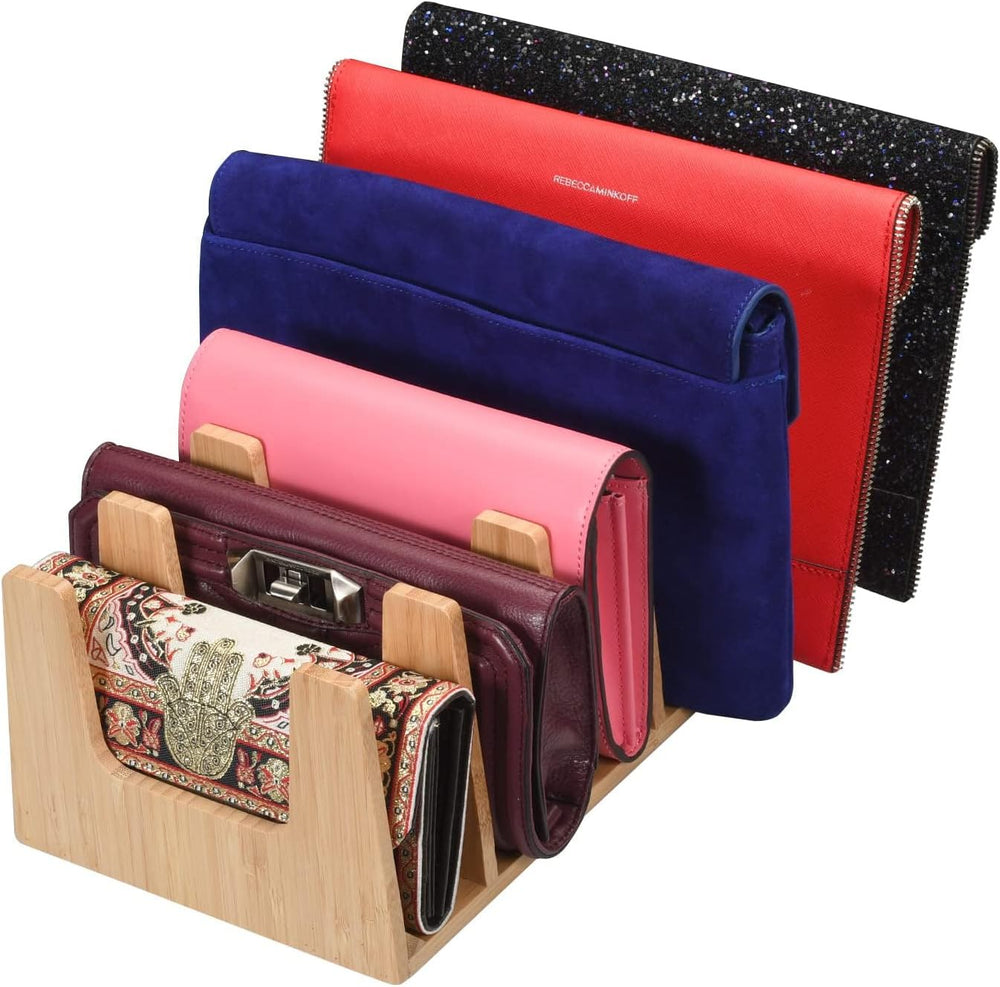 Bamboo Pot Lid Holder Organizer for Storage in Cabinets or Kitchen Countertop...