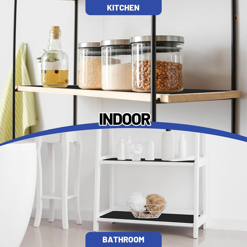 Sliner 8 Pack 24 x 48 Inch Plastic Shelf Liners for Wire Shelving