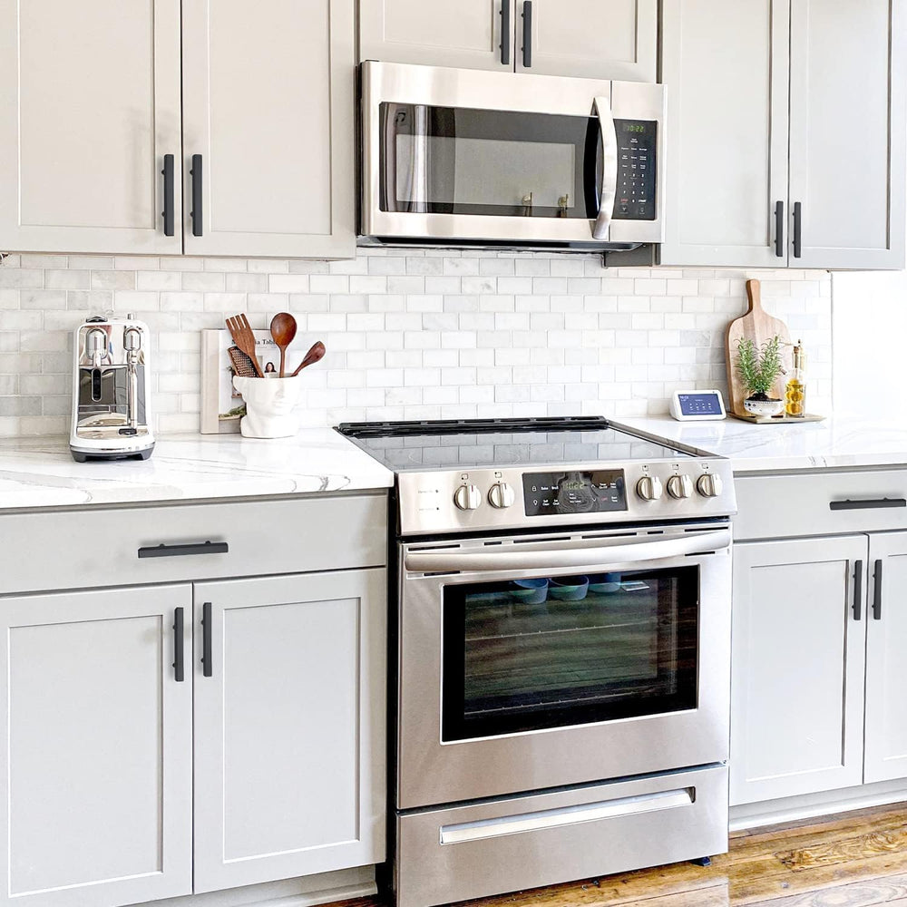 Ravinte 25 Pack Matte Black Cabinet Pulls, 3 in Kitchen Pulls for Cabinet