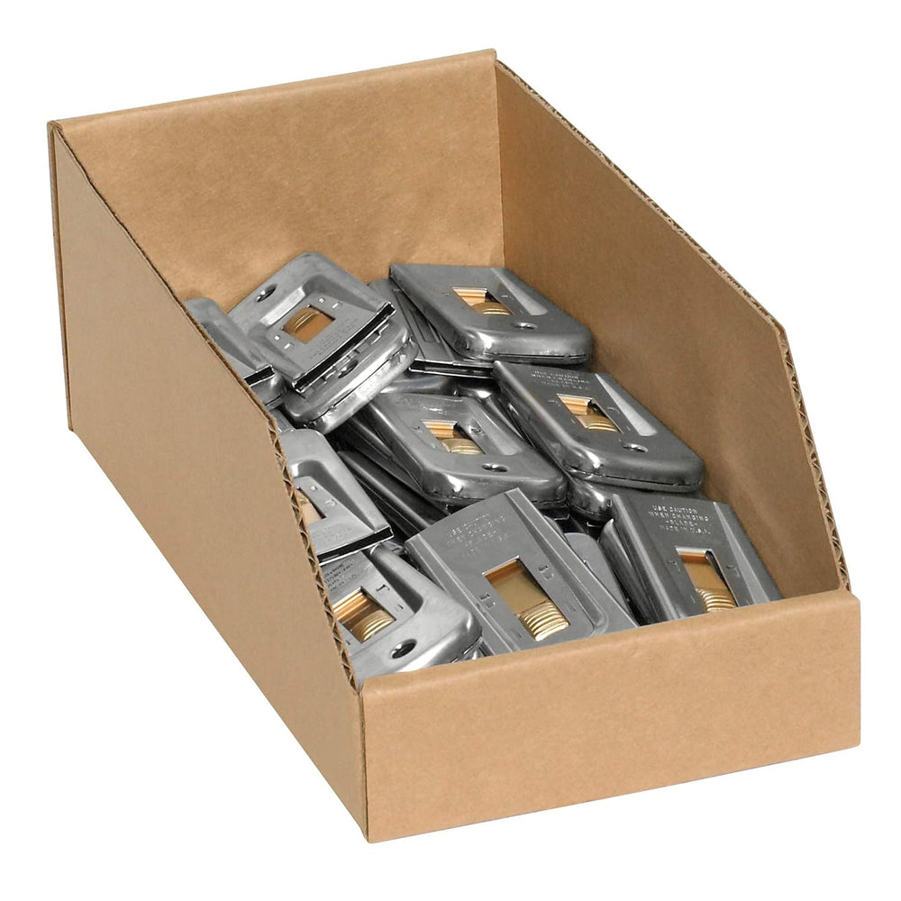 Box USA Storage Bins Medium 6"L x 18"W x 4 1/2"H 50-Pack - Cor...
