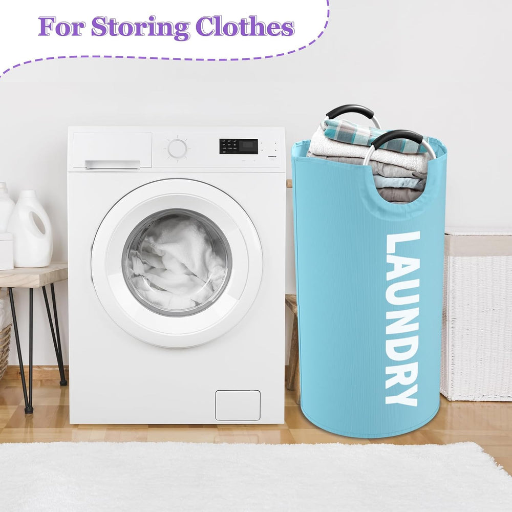 95L 3Pack Large Laundry Hamper, Foldable Laundry Basket with Handles, Dirty C...