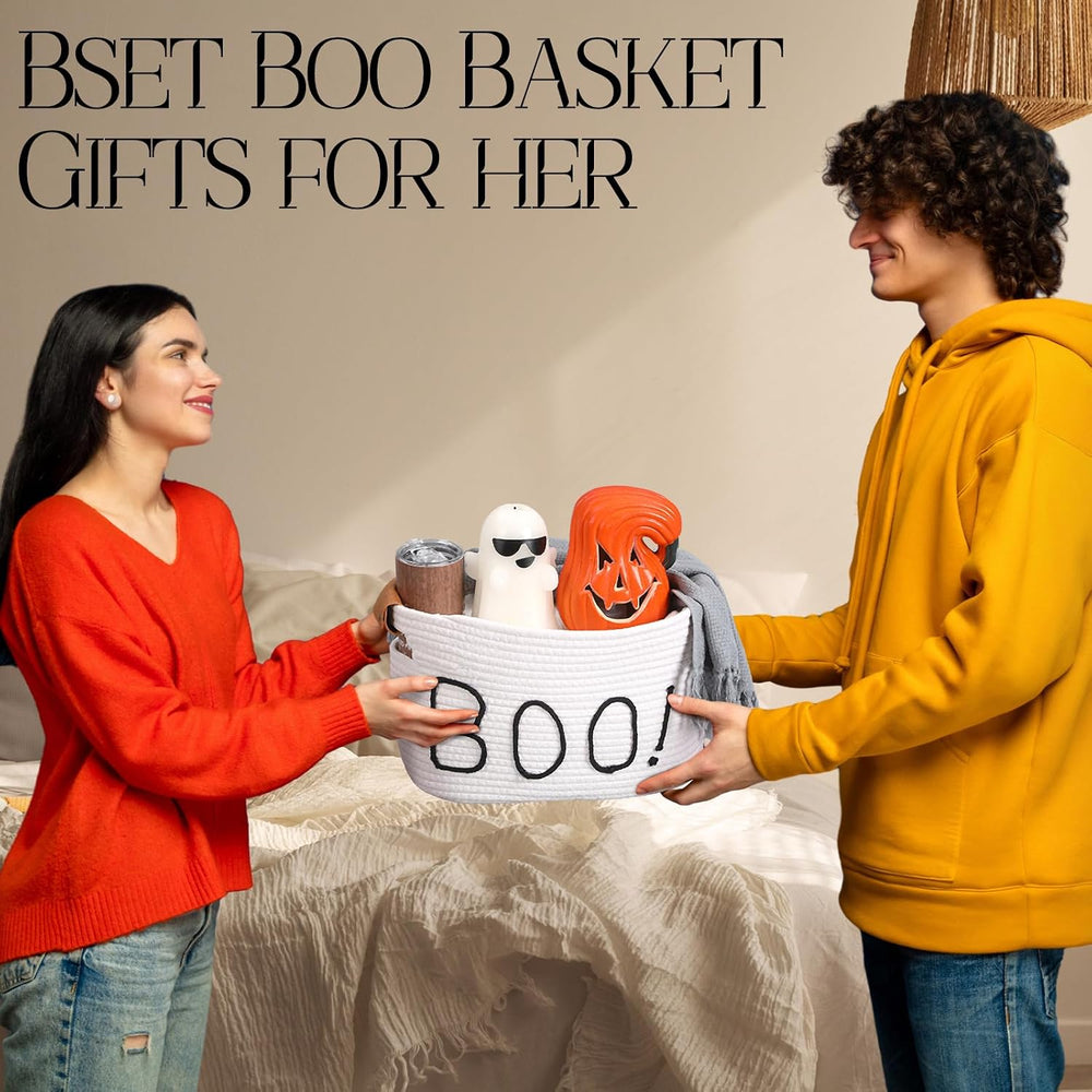 Halloween Boo Gifts Basket Storage