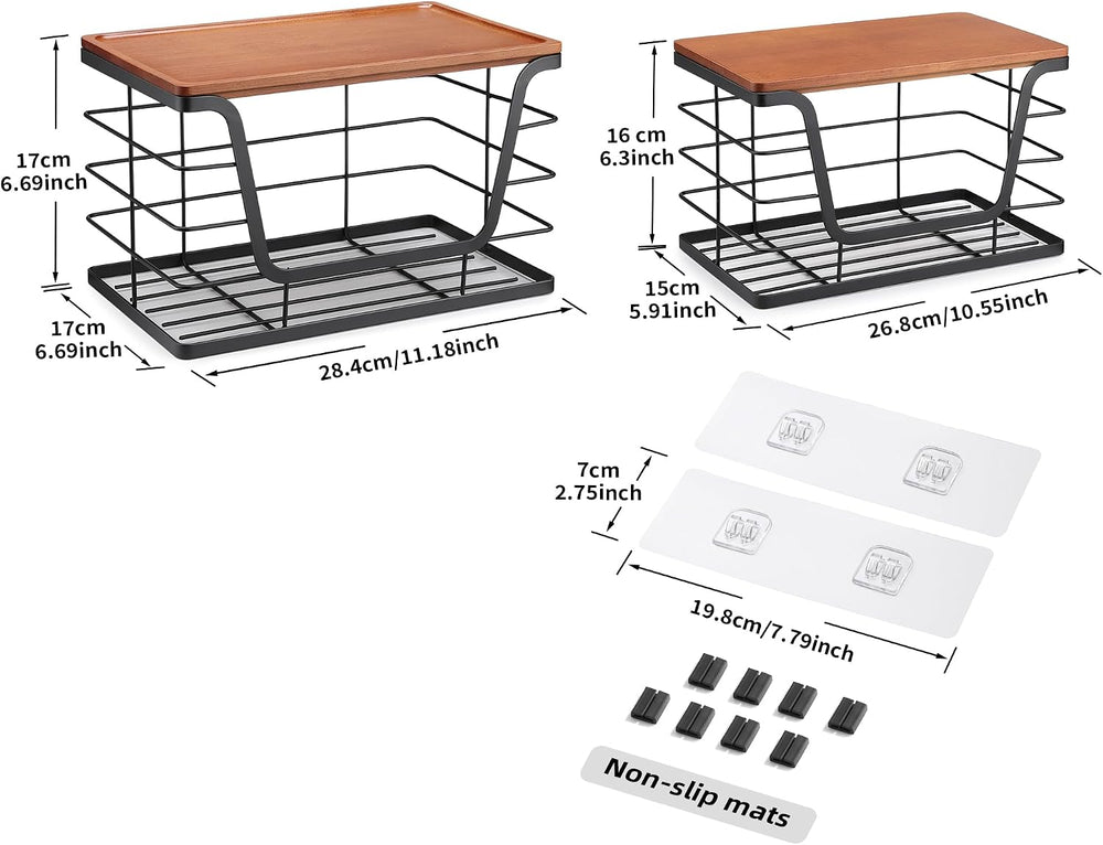 2 Pack Stackable Storage Bins with Lids, Stainless Steel Extra Large Trash Ba...