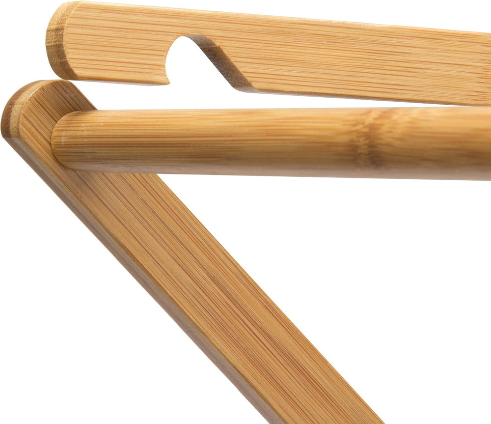 Household Essentials Bamboo Folding Clothes Drying Rack, Upscale Laundry Rack...