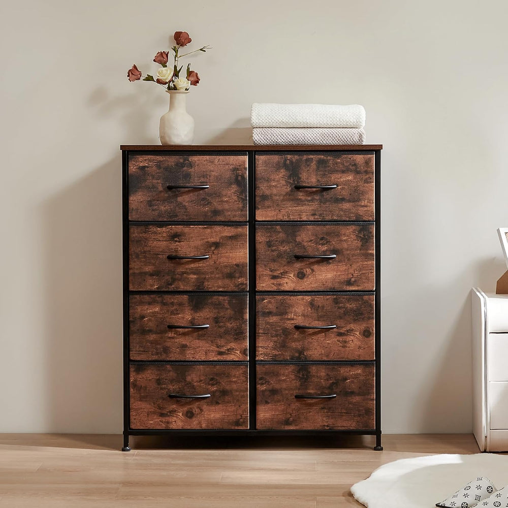 Sweetcrispy Dresser for Bedroom with 8 Drawers, Large Storage Tower