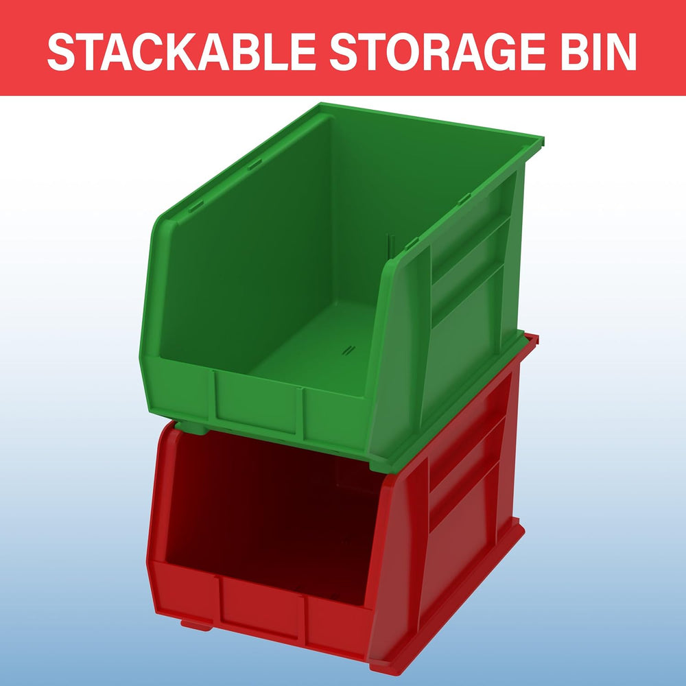 Akro-Mils 30260 AkroBins Plastic Storage Bins, 18"x11"x10", St...