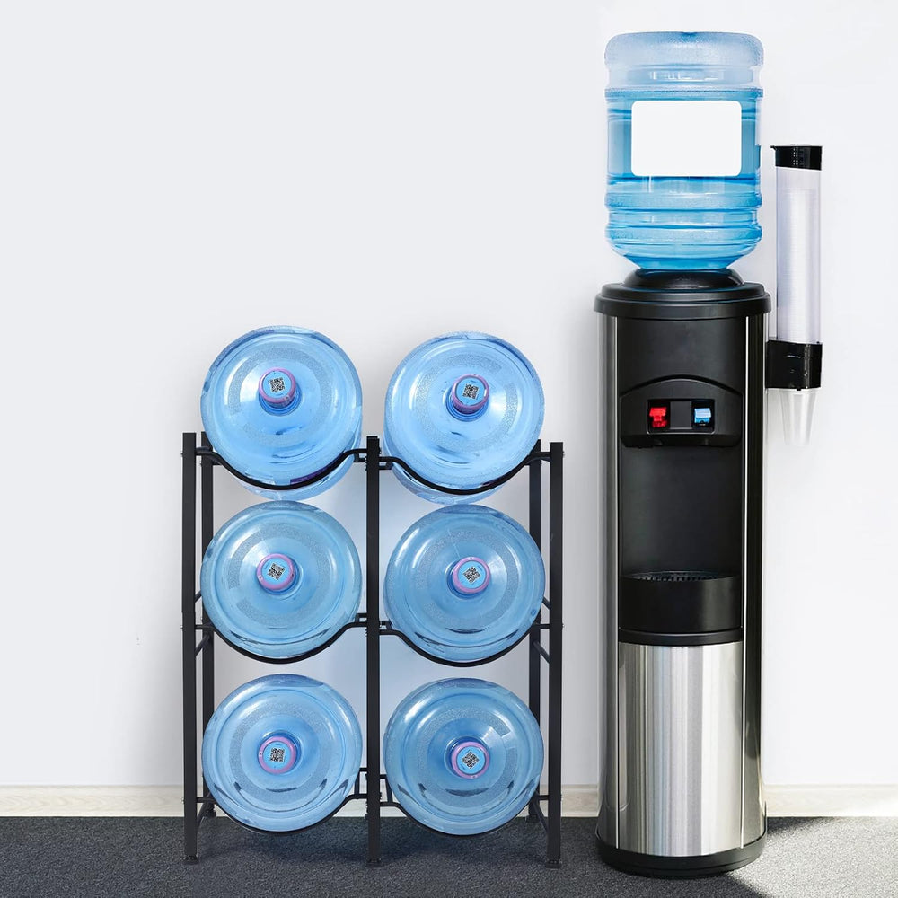 Nandae Water Cooler Jug Rack, 3-Tier Heavy Duty Water Bottle Holder Storage R...