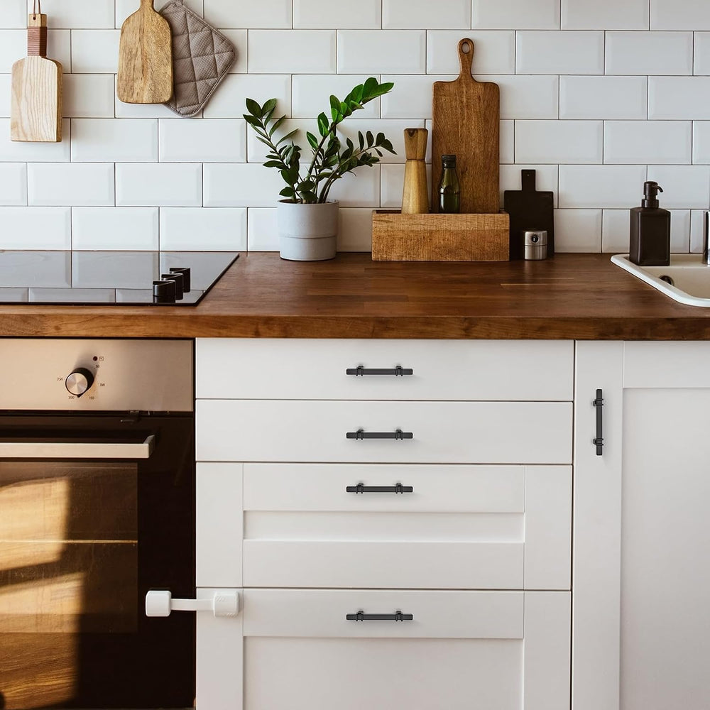 HOME EDIT 30 Pack 3 inch Black Cabinet Handles, Kitchen Cabinet Handles Matte...