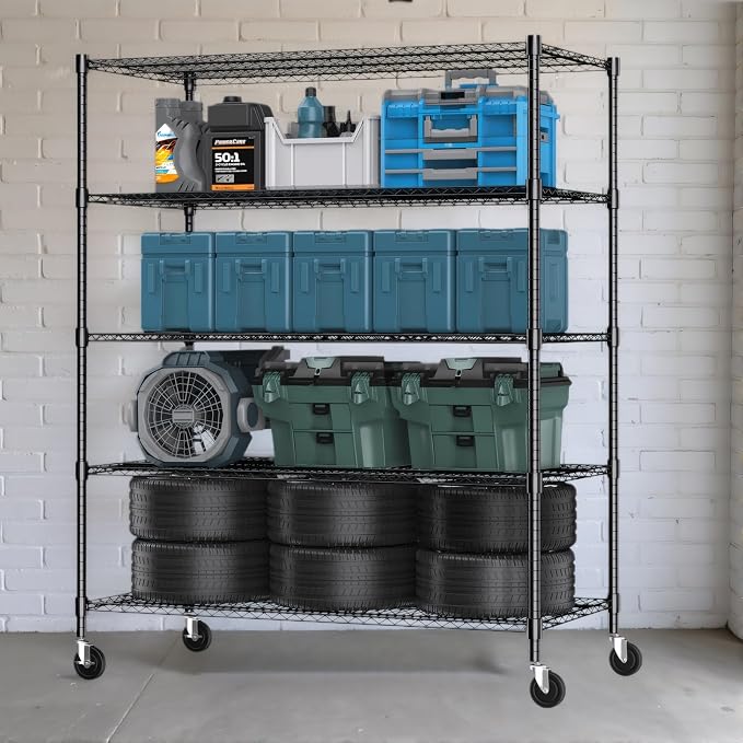 Himimi 5 Tier Wire Shelving
