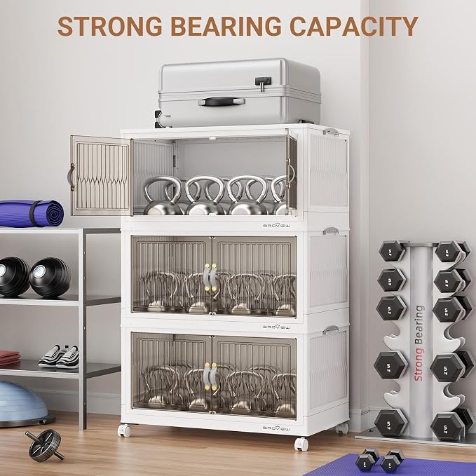 BROVIEW 360Qt Stackable Storage Bins