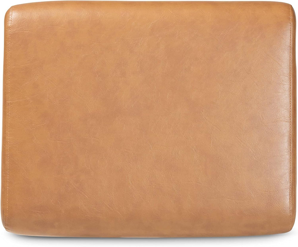 Baxton Studio Bianca Mid-Century Modern Walnut Brown Finished Wood and Tan Fa...