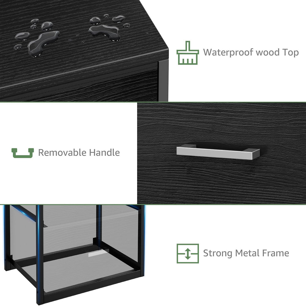 BOLUO Stackable Storage Drawers Narrow Closet Organizers and Storage Fabric B...