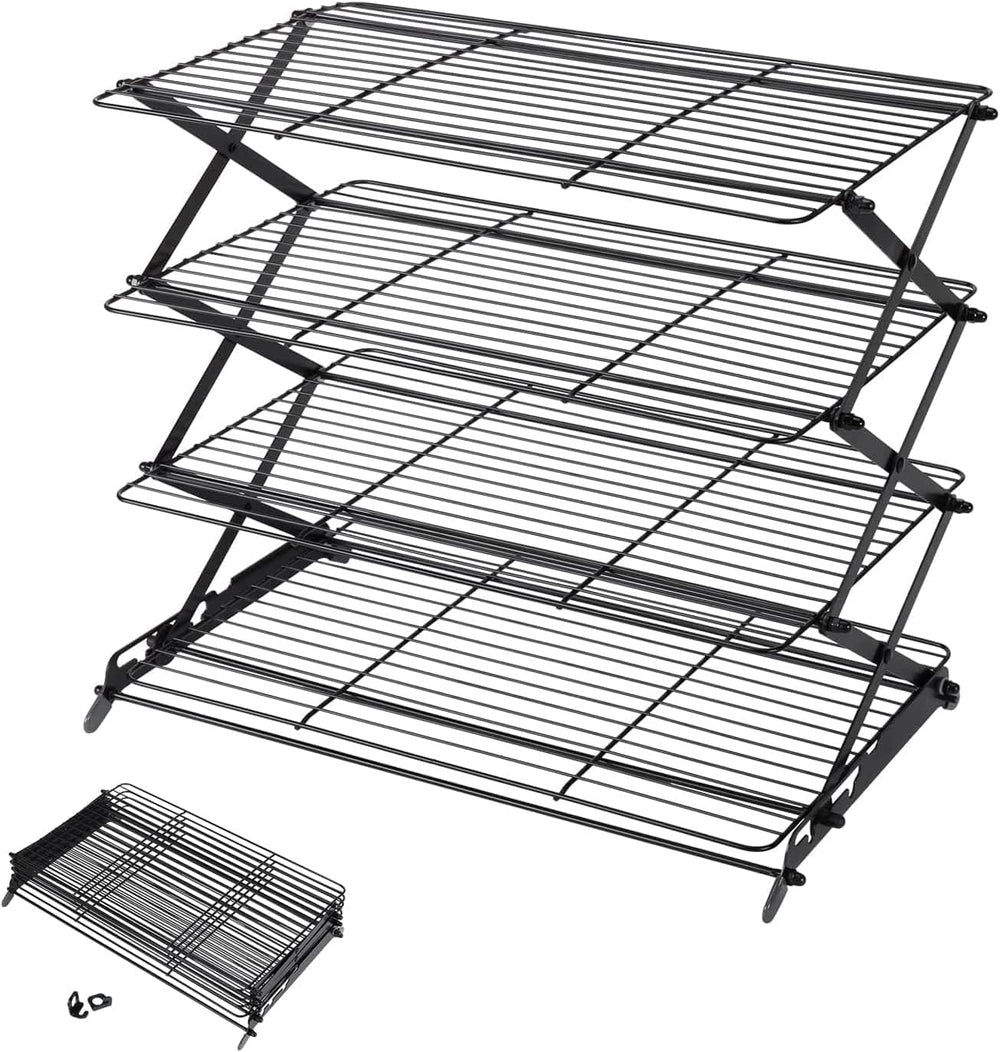 Geesta 2/3/4-Tier Upgraded Collapsible Cooling Rack with Adjustable 3 Setting...