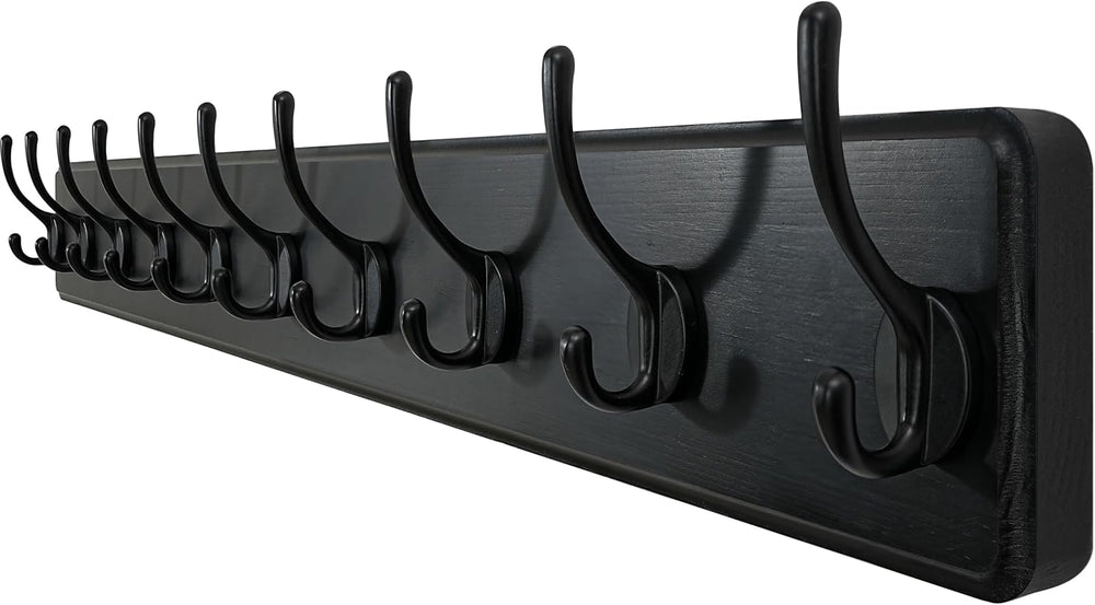 WEBI Coat Rack Wall Mount,38 9/16" Long,10 Hooks,Coat Hooks Wall Mounted...