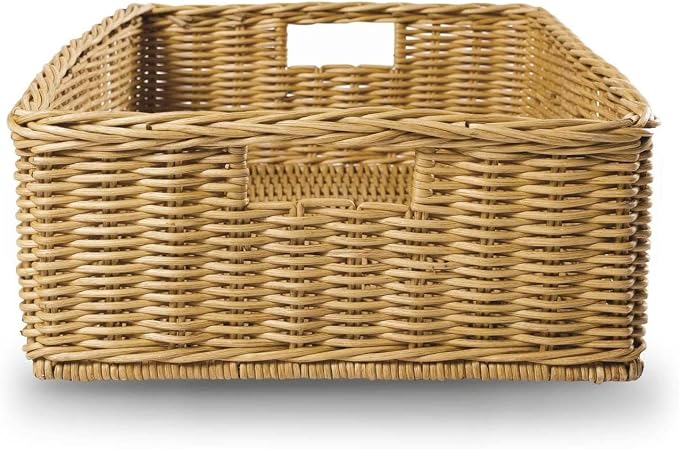 The Basket Lady Under The Bed/Basic Wicker Storage Basket, Extra Large