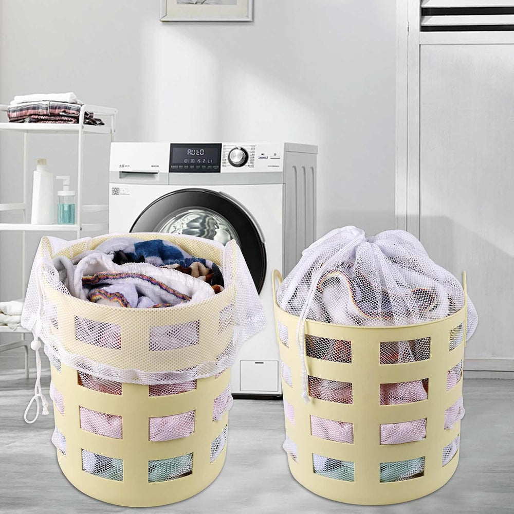 Large Laundry Bag, Dirty Clothes Bag with Drawstring Lock