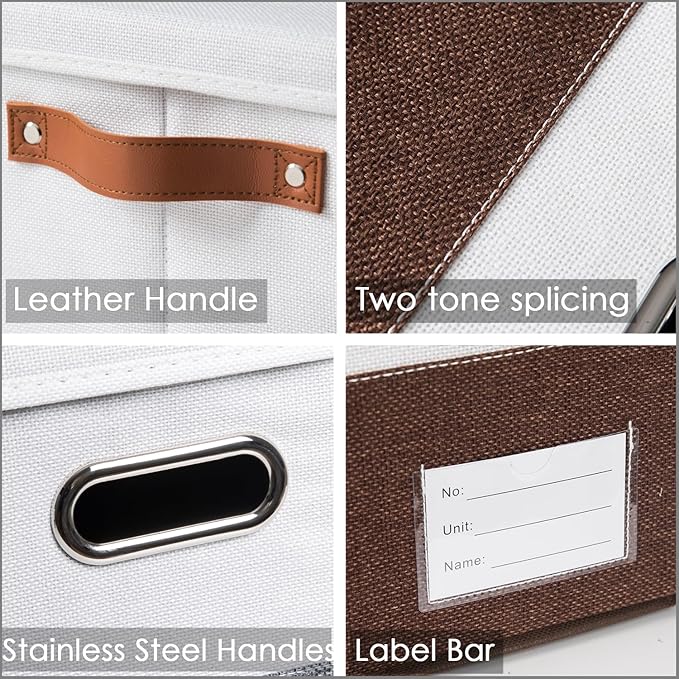 PRANDOM Foldable Storage Bins
