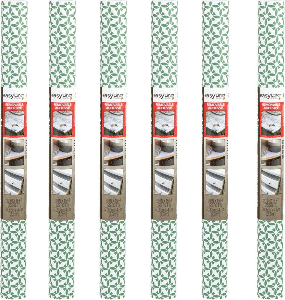 EasyLiner Adhesive Shelf Liner for Cabinets & Cupboards - Easy-to-Install...