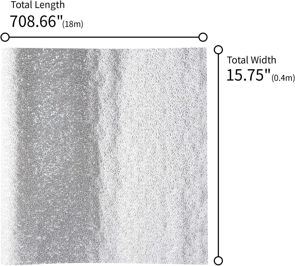 VEELIKE 15.7''x708'' Kitchen Oil-Proof Waterproof Backsplash ...