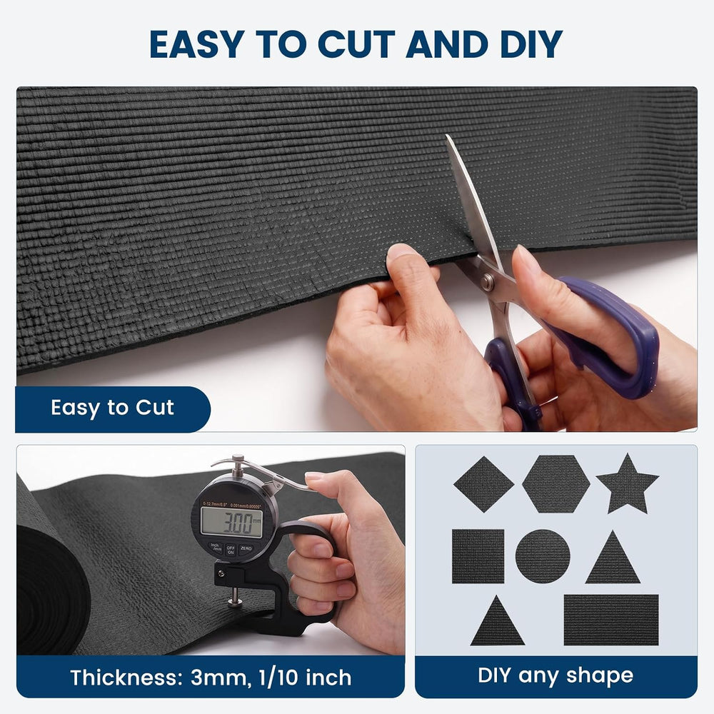 Toolbox Liner Mat, Non-Slip Drawer Shelf Liners 3mm Thick 30"x264" ...