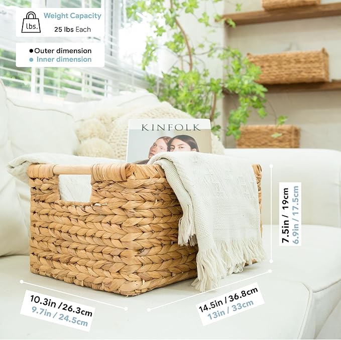 Large Wicker Basket Rectangular