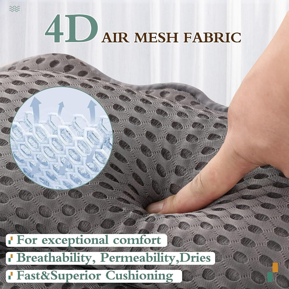 Bath Pillow RUVINCE Ergonomic Luxury Bathtub Pillow with Head,Neck, Shoulder ...