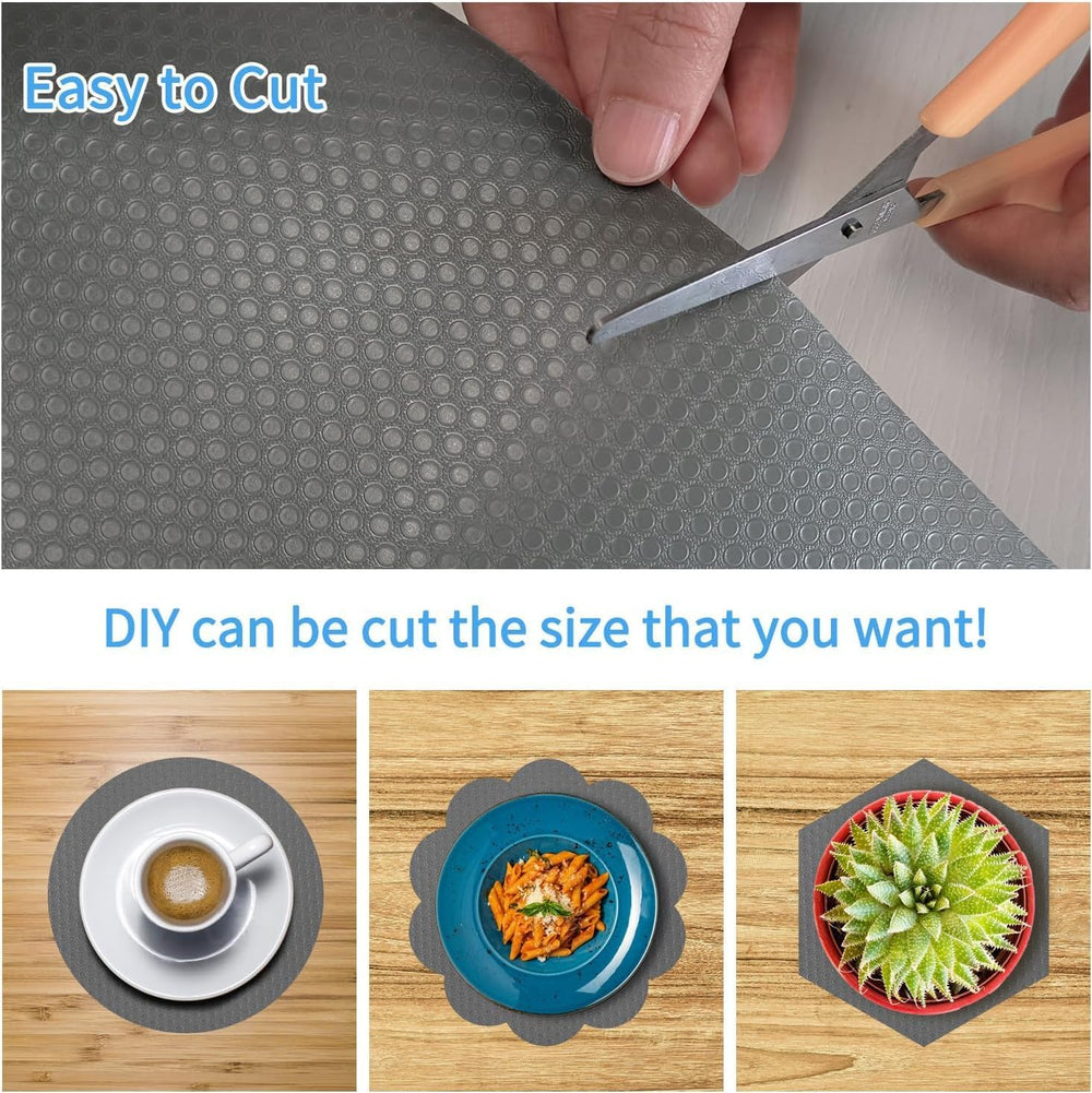 Bloss Shelf Liner, 24x196.9 inch Shelf Liners for Kitchen Cabinets Non-Adhesi...