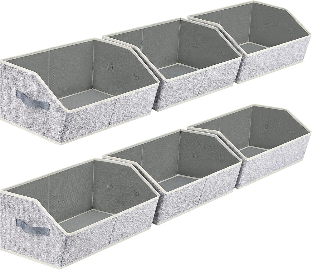 Homsorout Closet Organizers Bins 6 Packs - Large Closet Shelf Organizer with ...