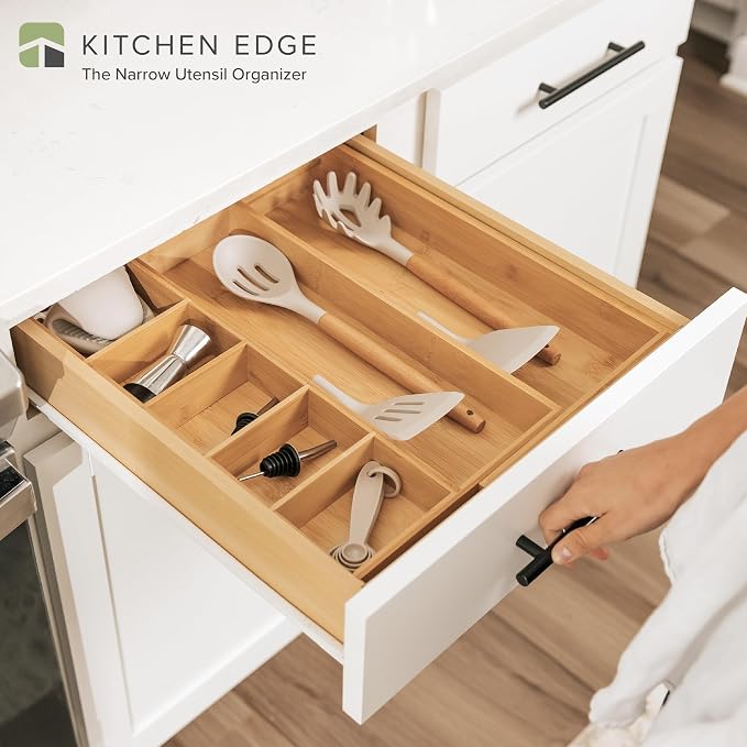 KitchenEdge Adjustable Kitchen Drawer Organizer