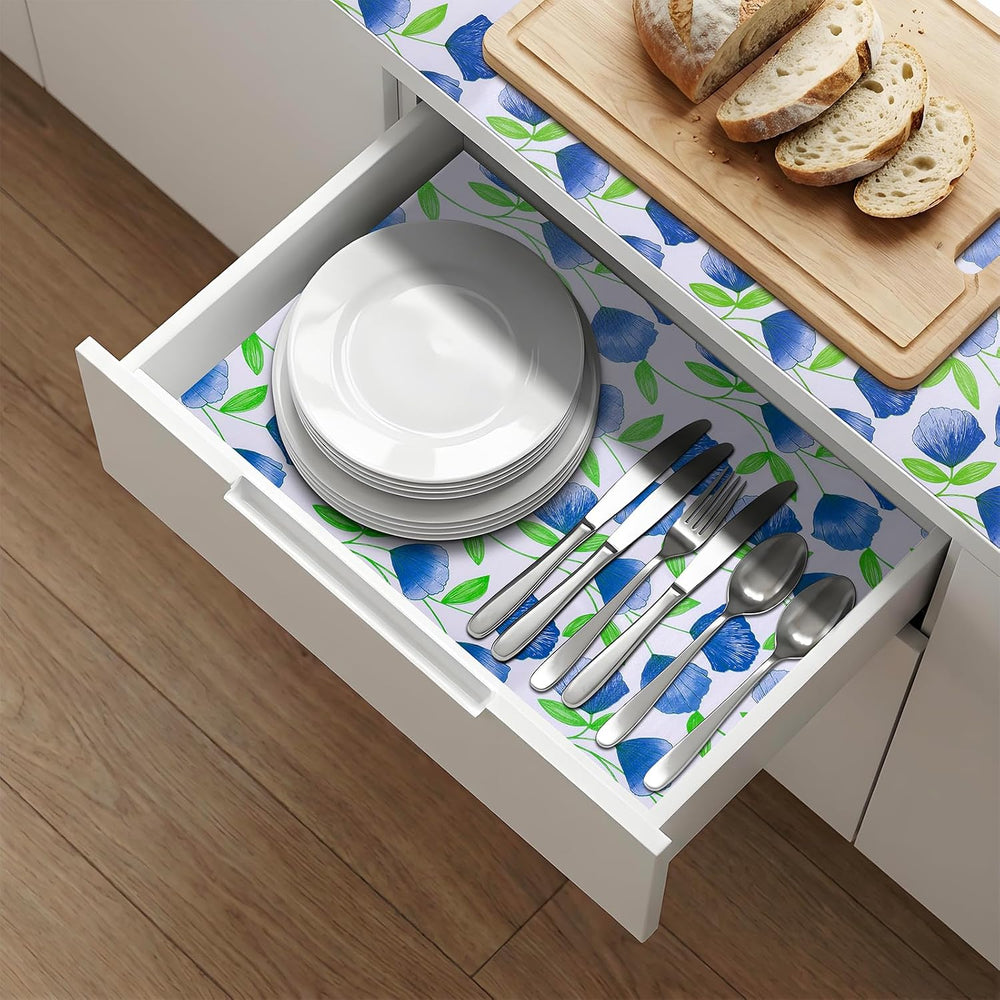 Non Adhesive Shelf Liner 20'' X 360'' Drawer Liner for Kitche...