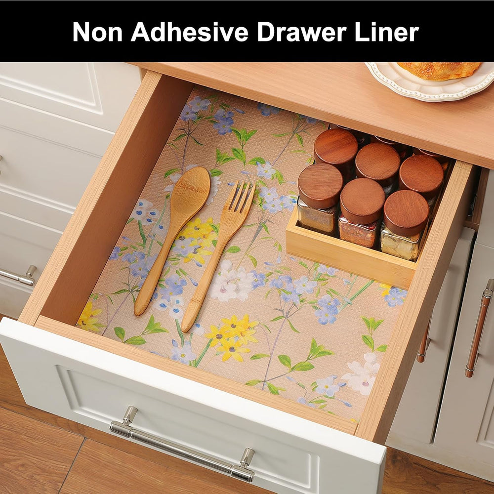 Cooyes Shelf Liner Non-Adhesive EVA Cabinet & Drawer Liner 17.5" x 3...