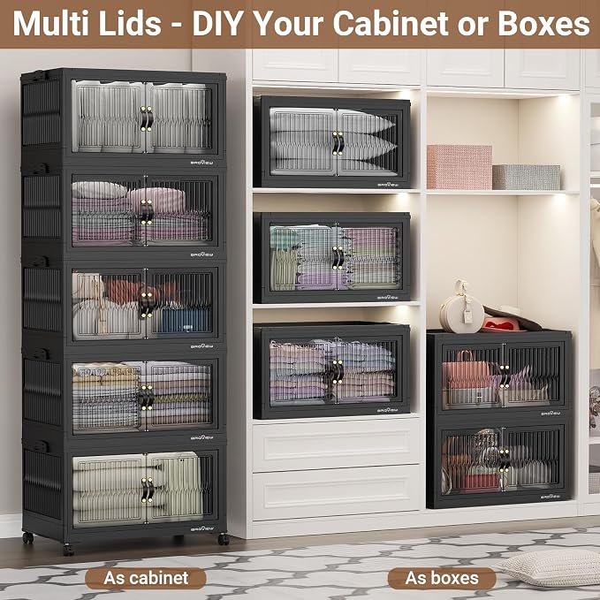BROVIEW 600Qt Stackable Storage Bins