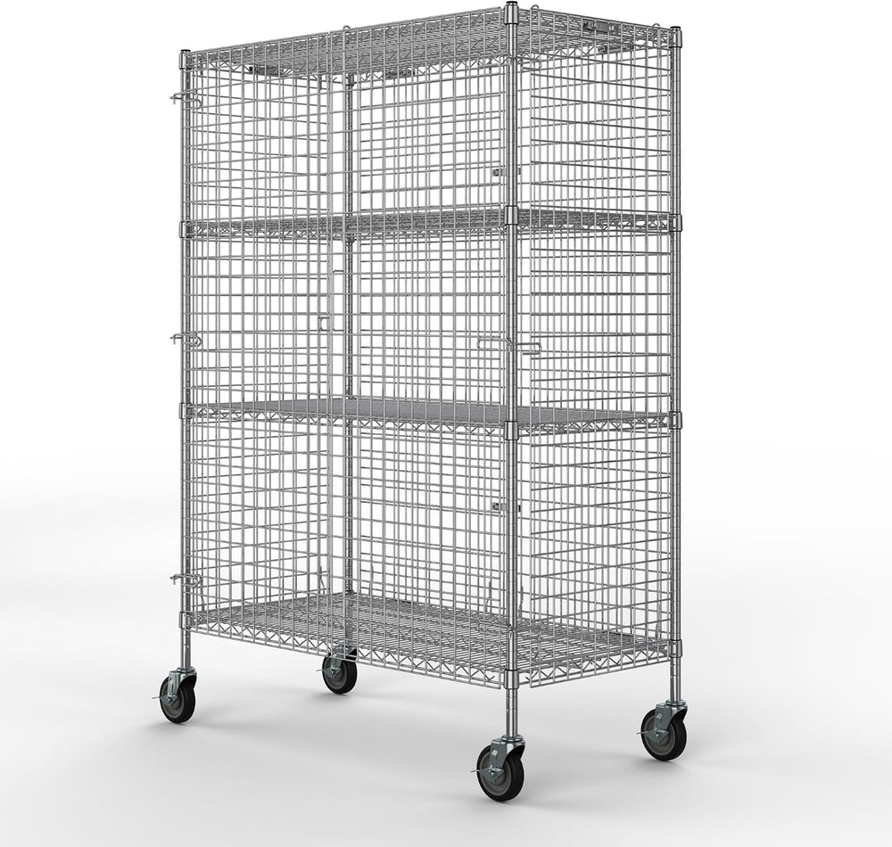 18" W x 60" L x 69" H Heavy Duty Utility Commercial Grade Meta...