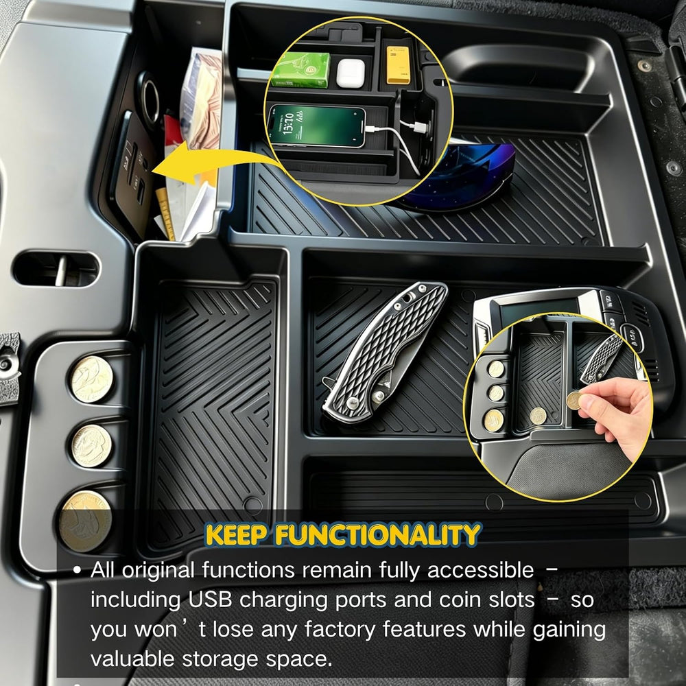 Console Organizer Tray for Dodge Ram 1500/2500/3500 Split Bench Only