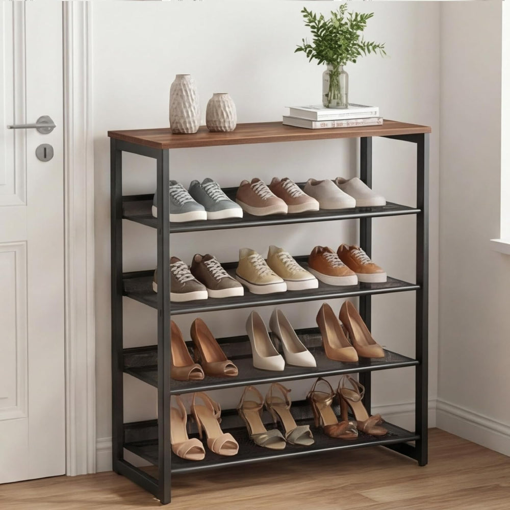 Garden 4 you Shoe Rack for Entryway 5 Tiers 11.8" D x 29" W x 36.5&...